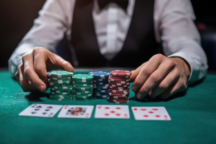 Roulette Wild Fireworks dengan roda berputar dan meja taruhan